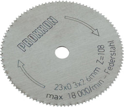 Proxxon Micromot Proxxon - Cirkelzaagblad - 23 x 2.6 x 0.3 mm - 1 stuk
