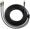 Oehlbach NF SUBWOOFER CABLE - Subwooferkabel - 300cm - 24-karaats vergulde contacten - Bordeaux Rood