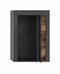 Furnilux Jam - Vitrinekast - Deels open deels dichte kast - Bruin - 35x88x60cm