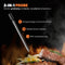 Vulpes Goods® Kitchen Elite - Draadloze BBQ Vleesthermometer - 80m bereik - Smart alarm - RVS