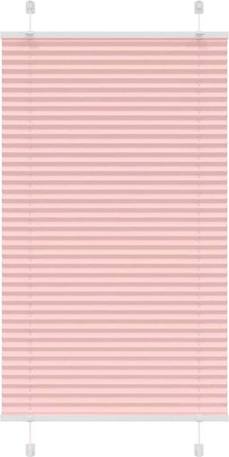 vidaXL - Plissé - rolgordijn - 80x150 - cm - stofbreedte - 79,4 - cm - polyester - roze