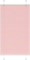 vidaXL - Plissé - rolgordijn - 80x150 - cm - stofbreedte - 79,4 - cm - polyester - roze