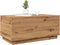 vidaXL - Salontafel - met - LED-verlichting - 90x50x40cm - artisanaal - eikenkleur