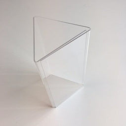 Klika - Piramidestandaard acryl 3x 1/3A4 - 30 stuks