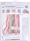 Thea Gouverneur - Borduurpakket met telpatroon - 2047 - Voorgesorteerde DMC Garens - Roze Hortensia - Linnen - 44 cm x 39 cm - DIY Kit