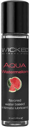 Wicked - Aqua glijmiddel watermeloen smaak 30 ml - 30ml