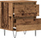 vidaXL - Nachtkastjes - 2 - stuks - Oud - Hout - 40x35x50 - cm - Engineered - Wood