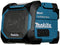 Makita DMR203 - Bouwradio - Bluetooth 5.0 - 25 uur luisterplezier - Blauw