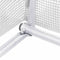 vidaXL - Tuinkas - met - stalen - frame - 32 - m² - 16x2x2 - m - wit