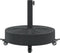 vidaXL - Parasolvoet - met - wielen - voor - stok - van - Ø38 - / - 48 - mm - 27 - kg - rond