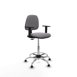 Piqueras y Crespo B1D05RT - Bureaustoel - Hoogteverstelbaar met armleuning - Grijs