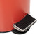 Prullenbak/pedaalemmer roze modern metaal 3 liter - 17 x 24 cm - Voor badkamer en toilet
