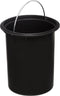 Prullenbak/pedaalemmer roze modern metaal 3 liter - 17 x 24 cm - Voor badkamer en toilet