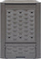 vidaXL - Compostbakken - 3 - st - 900 - L - 60x60x83 - cm - kunststof - rattan - bruin