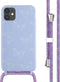 iMoshion Hoesje Geschikt voor iPhone 11 Hoesje Met Koord - iMoshion Siliconen design hoesje met koord - Meerkleurig / Butterfly