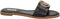 GUESS Botali - Slippers - Goudkleurig merkembleem - Zwart - Maat 39