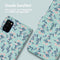 iMoshion Hoesje Geschikt voor Samsung Galaxy A41 Hoesje Met Pasjeshouder - iMoshion Design Bookcase smartphone - Blauw / Blue Flowers