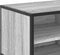 vidaXL - Tv-meubel - 80x34,5x40 - cm - bewerkt - hout - metaal - grijs - sonoma - eiken