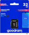 Goodram M1AA-0320R12 - MicroSDHC 32GB - UHS-I Class 10 tot 100 MB/s - Zwart