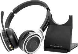 Grandstream GUV3050 - Draadloze Hoofdband Headset - USB-aansluiting Bluetooth - Zwart Zilver