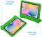 imoshion Tablet Hoes Kinderen Geschikt voor Samsung Galaxy Tab S6 Lite (2024) / Tab S6 Lite (2022) / Tab S6 Lite - imoshion Kidsproof Backcover met handvat - Groen /Groen