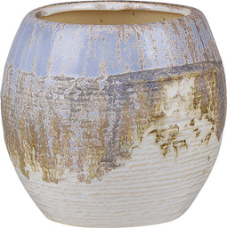 Beliani BERGE - Bloemenvaas - Multicolor - Steengoed