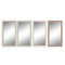 Wandspiegel DKD Home Decor Kristal Bruin Wit Donker grijs PS Traditioneel 4 Stuks (36 x 2 x 66 cm)