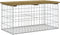 vidaXL - Tuinbank - schanskorfontwerp - 83x44x42 - cm - geïmpregneerd - hout