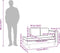 vidaXL - Chaise - longue - met - kussens - en - bolster - fluweel - lichtgrijs