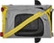 vidaXL - Hondenfietstrailer - oxford - stof - en - ijzer - geel - en - grijs