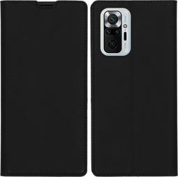 iMoshion Hoesje Geschikt voor Xiaomi Redmi Note 10 Pro Hoesje Met Pasjeshouder - iMoshion Slim Folio Bookcase - Zwart
