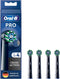 Oral-B Pro CrossAction - Tandenborstels - X-vormige borstelharen - Zwart (4 st.)