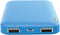 Celly PBE5000 - Powerbank 5000mAh - 2 USB poorten - Blauw
