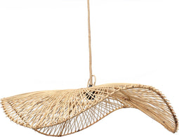 PS-Collection De Chapeau Hanglamp - Naturel - hanglampen eetkamer, hanglamp zwart, hanglampen woonkamer, hanglamp slaapkamer, hanglamp kinderkamer, hanglamp rotan, hanglamp hout, hanglamp industrieel