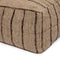 PS-Collection De Oh My Gee Poef - 60x60x25 cm - Beige/Zwart - Katoen - poef rond velvet, zitzak, poef rond, poef rond grijs, poefs rond, poef velvet,