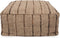 PS-Collection De Oh My Gee Poef - 60x60x25 cm - Beige/Zwart - Katoen - poef rond velvet, zitzak, poef rond, poef rond grijs, poefs rond, poef velvet,