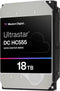 WD Ultrastar DC HC555 - Interne HDD - 18TB - 7200 rpm - SATA III (1x)