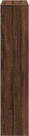 vidaXL - Kamerscherm - / - boekenkast - 131,5x29x131,5 - cm - hout - bruin - eiken