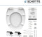 SCHÜTTE WC-Bril 82100 - Duroplast - Soft Close - Wit