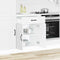 vidaXL - Keuken - onderkast - Lucca - bewerkt - hout - wit
