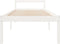 vidaXL - Seniorenbed - massief - grenenhout - wit - 75x190 - cm - Small - Single