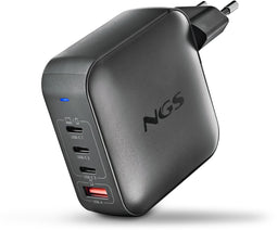 NGS BUD 165W - Oplader - 3x USB-C - Zwart