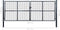vidaXL - Gaaspoort - 400x150 - cm - gegalvaniseerd - staal - grijs