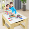 Coast Kindertafel - 2-in-1 Tafelblad - 2 Stoelen - Natuur
