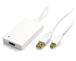 Startech.com MDP2HDMIUSBA - Mini DisplayPort naar HDMI Adapter met USB-audio - Wit