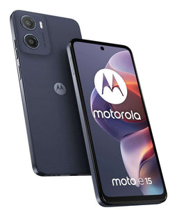 Motorola moto e15 - Smartphone - 16,9 cm (6.67") Dual SIM Android 14 Go edition 4G 2 GB RAM 64 GB opslag 5200 mAh Blauw