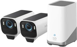 eufy EufyCam S3 Pro - Bewakingscamera 4K - SolarPlus 2.0 - Duo Pack