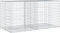 vidaXL - Schanskorf - 200x100x100 - cm - gegalvaniseerd - ijzer - zilverkleurig