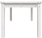 vidaXL Tuintafel 82,5x50,5x45 cm massief grenenhout wit