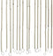 vidaXL - Insectengordijn - bamboe - print - 100x220 - cm - bamboe
